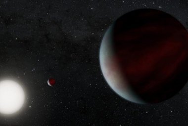 Gwiazda i obiegające ją egzoplanety
