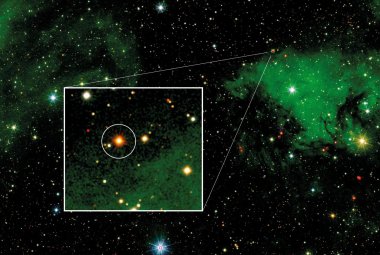 Obraz rejonu Cygnus-X w pobliżu asocjacji Cygnus OB2.