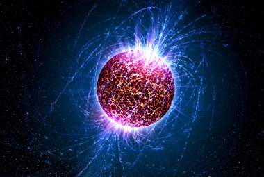 Wizja artystyczna magnetara.