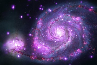 Galaktyka Wir (M51).