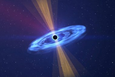 Astronomowie zidentyfikowali niezwykle jasny strumień czarnej dziury, w połowie drogi przez Wszechświat, skierowany prosto w stronę Ziemi.