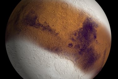 Mars podczas epoki lodowcowej