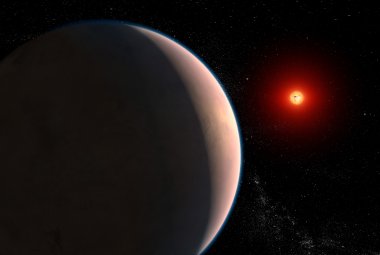 Wizja artystyczna skalistej egzoplanety GJ 486 b.