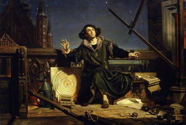 Astronom Mikołaj Kopernik na obrazie Jana Matejki