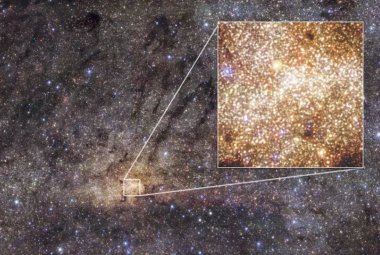 Widok w wysokiej rozdzielczości najbardziej wewnętrznych części Drogi Mlecznej.