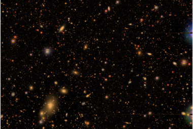 Obraz uzyskany z obserwacji wielkoskalowej struktury Wszechświata
