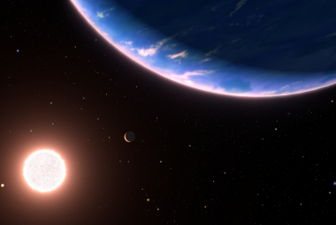Wizja artystyczna egzoplanety GJ 9827 d