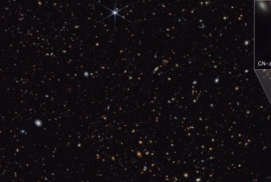 Zdjęcie części pola galaktyk GOODS-North.