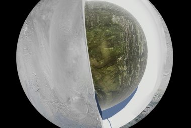 Schemat budowy Enceladusa