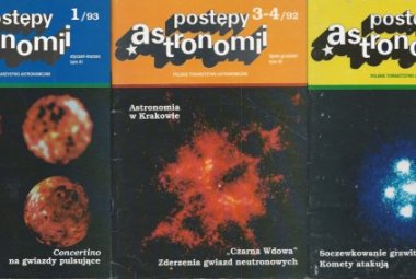 Archiwalne Postępy Astronomii z lat 1992 i 1993