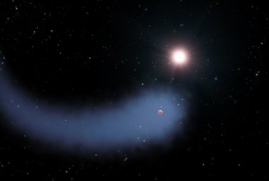 Planeta GJ 436 b, wizja artysty.