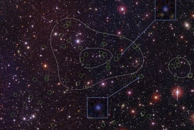 Protogromada galaktyk PC217.96+32.3 odległa o 12 mld lat świetlnych