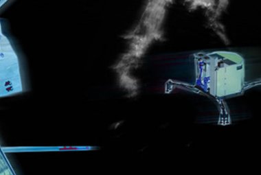Lądownik Philae - wizja artystyczna