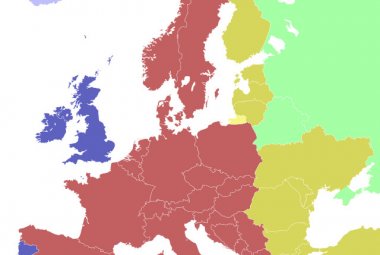 Strefy czasu urzędowego w Europie