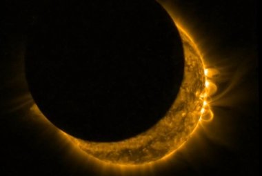 Zacmienie Słońca widziane przez satelitę Proba-2