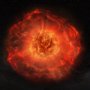 Wizja artystyczna eksplozji supernowej typu II.